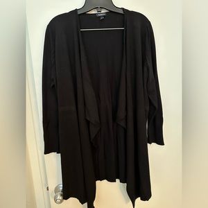 Torrid black handkerchief hem cardigan size 1